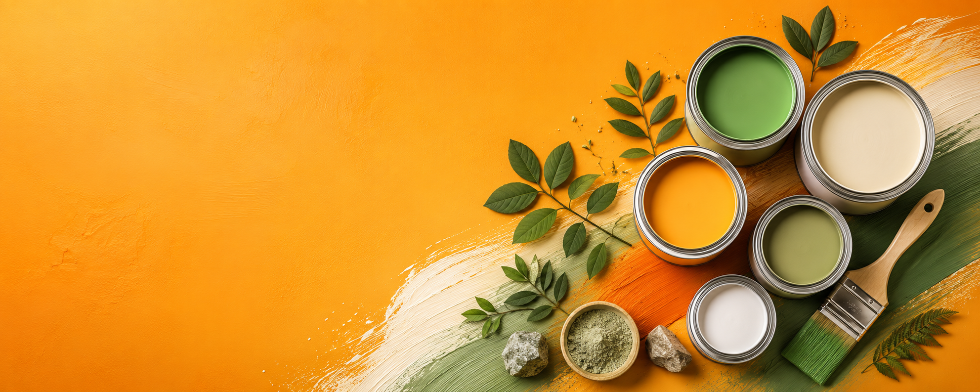 Pure Organic Mineral Paints Banner